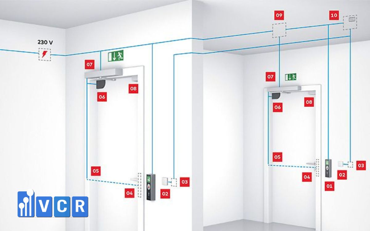 Airlock room operating instructions
